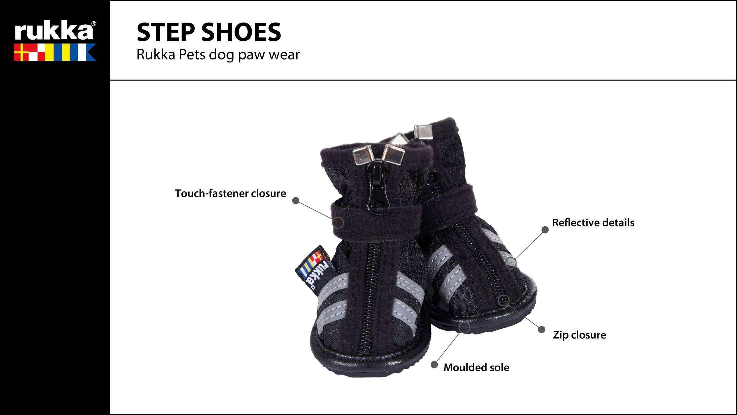 Rukka Pets Step shoes 4pcs Luhta